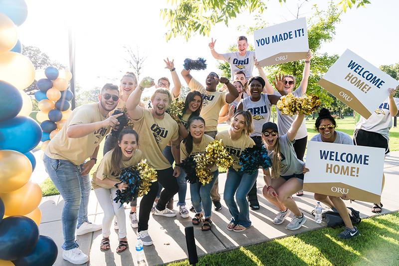 ORU - Students celebrating